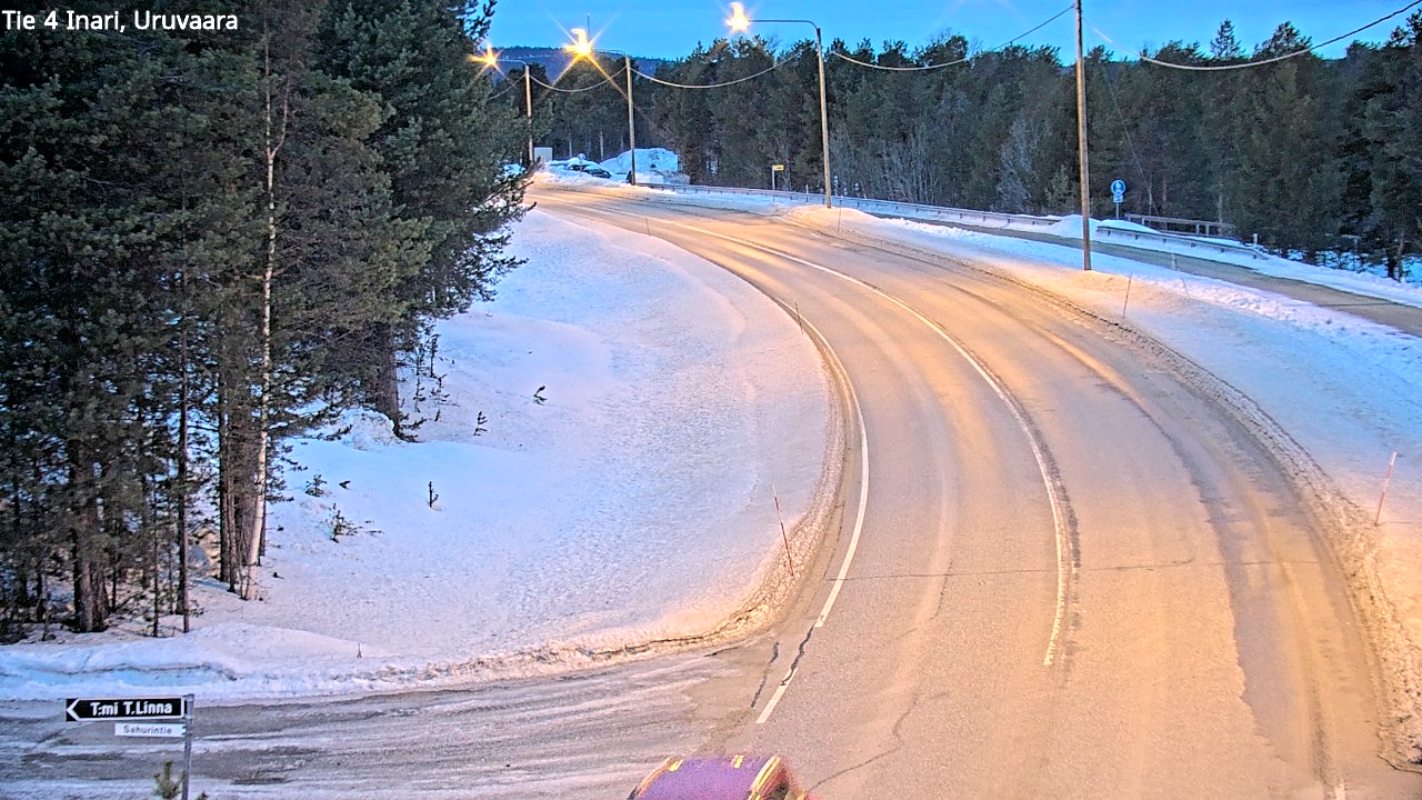 Kelikamerat Kuva Tie 4 Inari, Uruvaara, Inari, Lappi