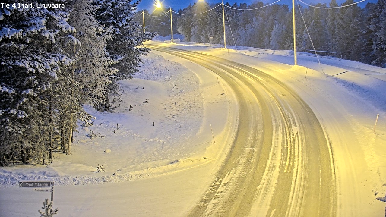 Kelikamerat Kuva Tie 4 Inari, Uruvaara, Inari, Lappi