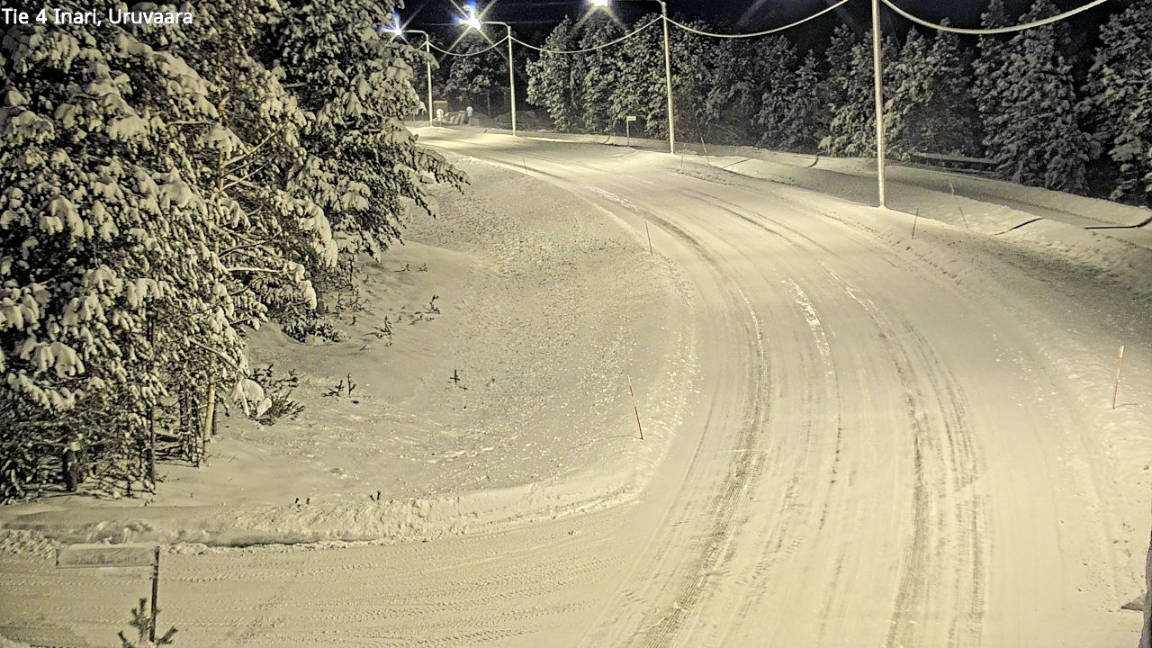 Weather Camera Image Road 4 Inari, Uruvaara, Inari, Lappi