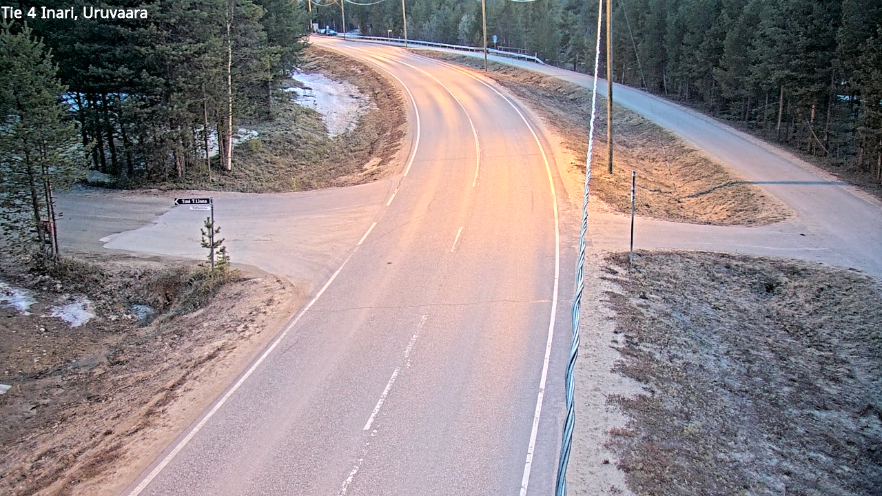 Weather Camera Image Road 4 Inari, Uruvaara, Inari, Lappi