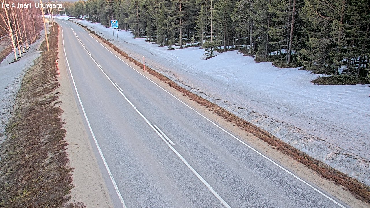 Kelikamerat Kuva Tie 4 Inari, Uruvaara, Inari, Lappi