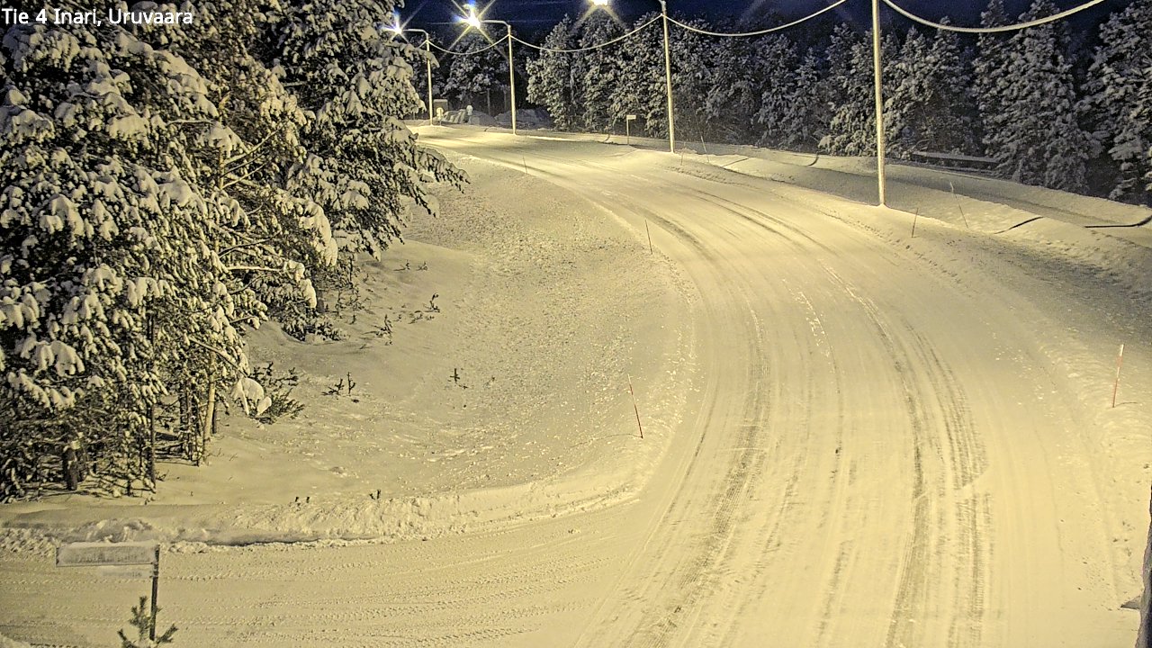 Weather Camera Image Road 4 Inari, Uruvaara, Inari, Lappi