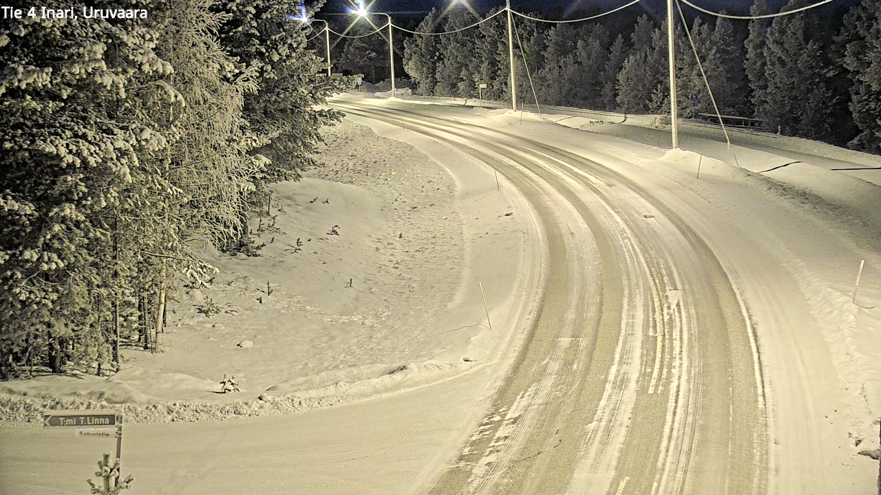 Kelikamerat Kuva Tie 4 Inari, Uruvaara, Inari, Lappi