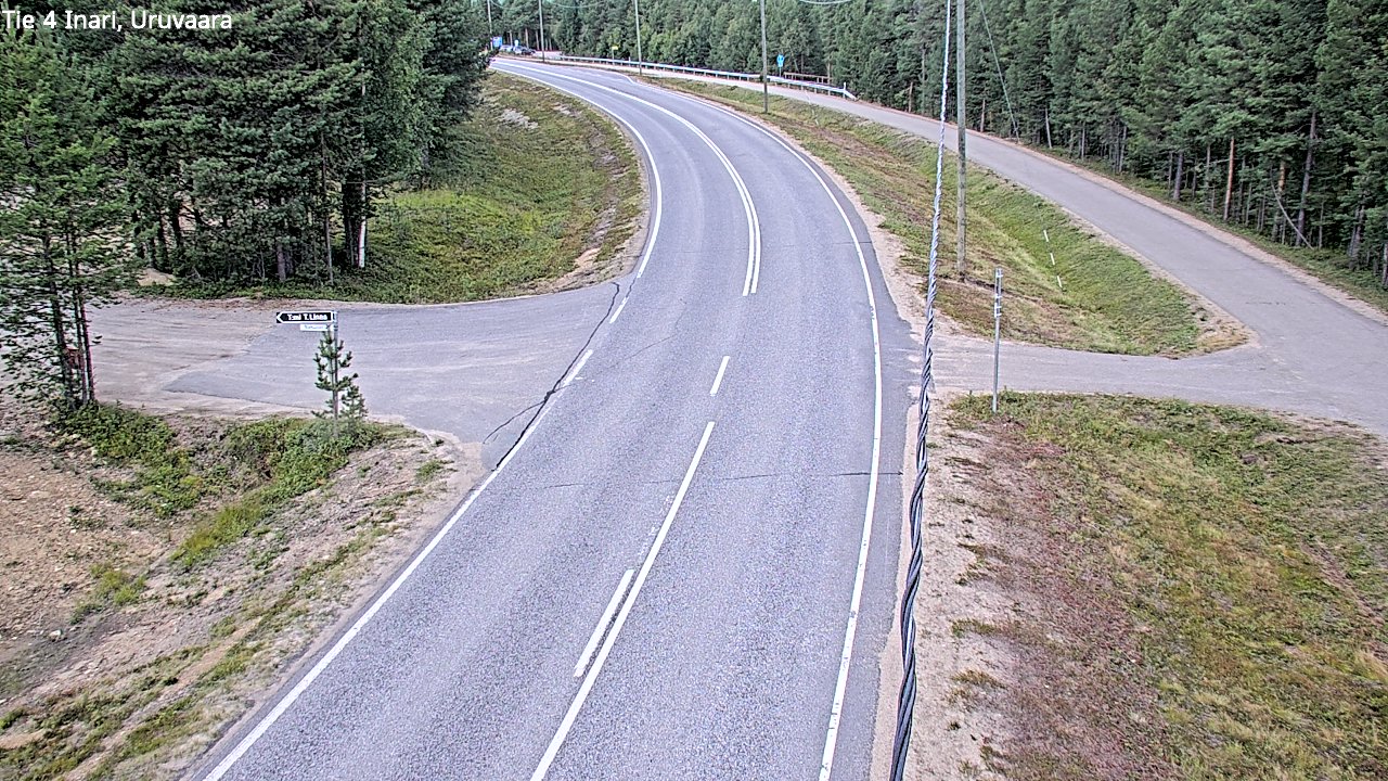 Weather Camera Image Road 4 Inari, Uruvaara, Inari, Lappi