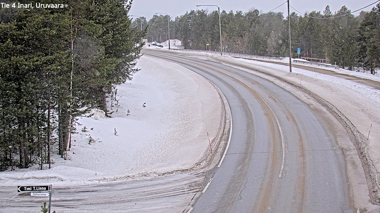Kelikamerat Kuva Tie 4 Inari, Uruvaara, Inari, Lappi