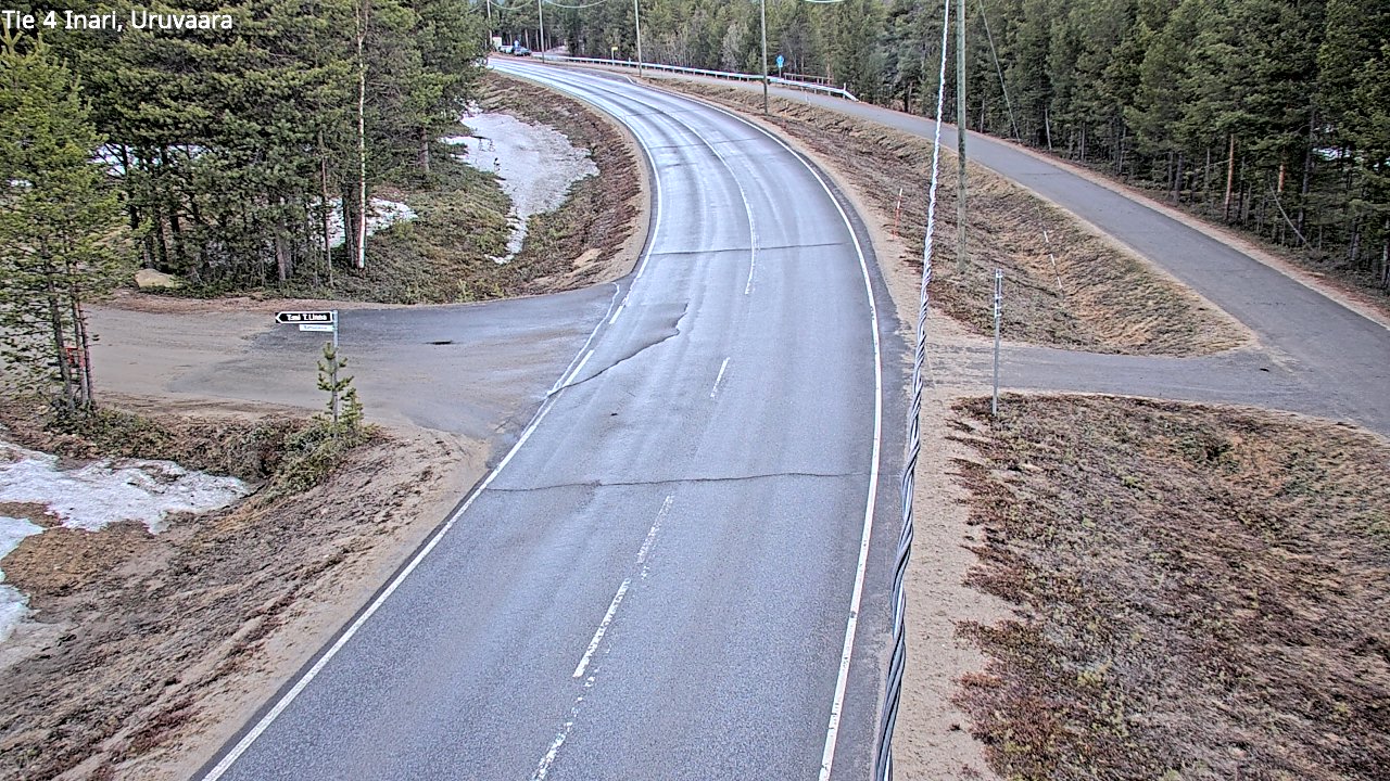 Weather Camera Image Road 4 Inari, Uruvaara, Inari, Lappi