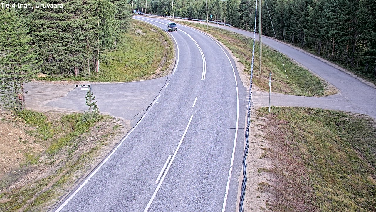 Weather Camera Image Road 4 Inari, Uruvaara, Inari, Lappi
