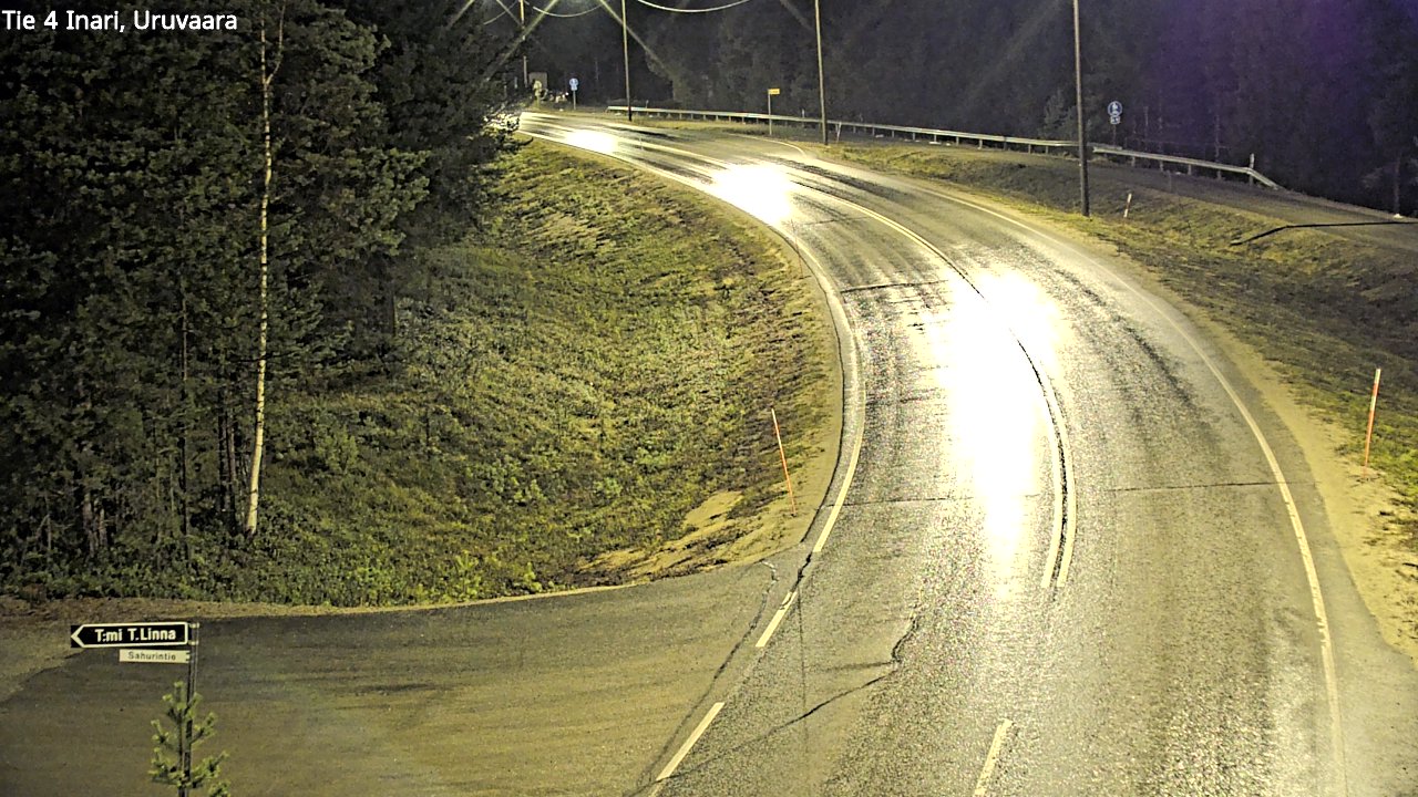 Kelikamerat Kuva Tie 4 Inari, Uruvaara, Inari, Lappi