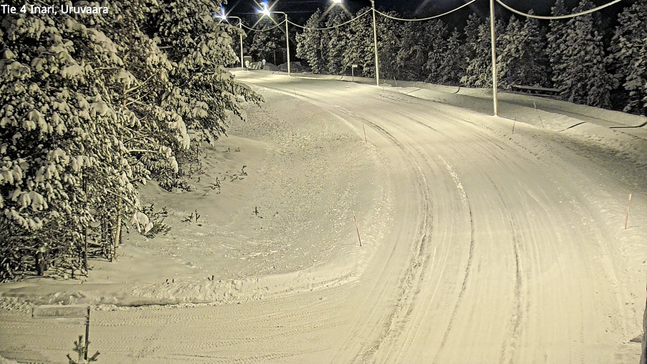 Weather Camera Image Road 4 Inari, Uruvaara, Inari, Lappi