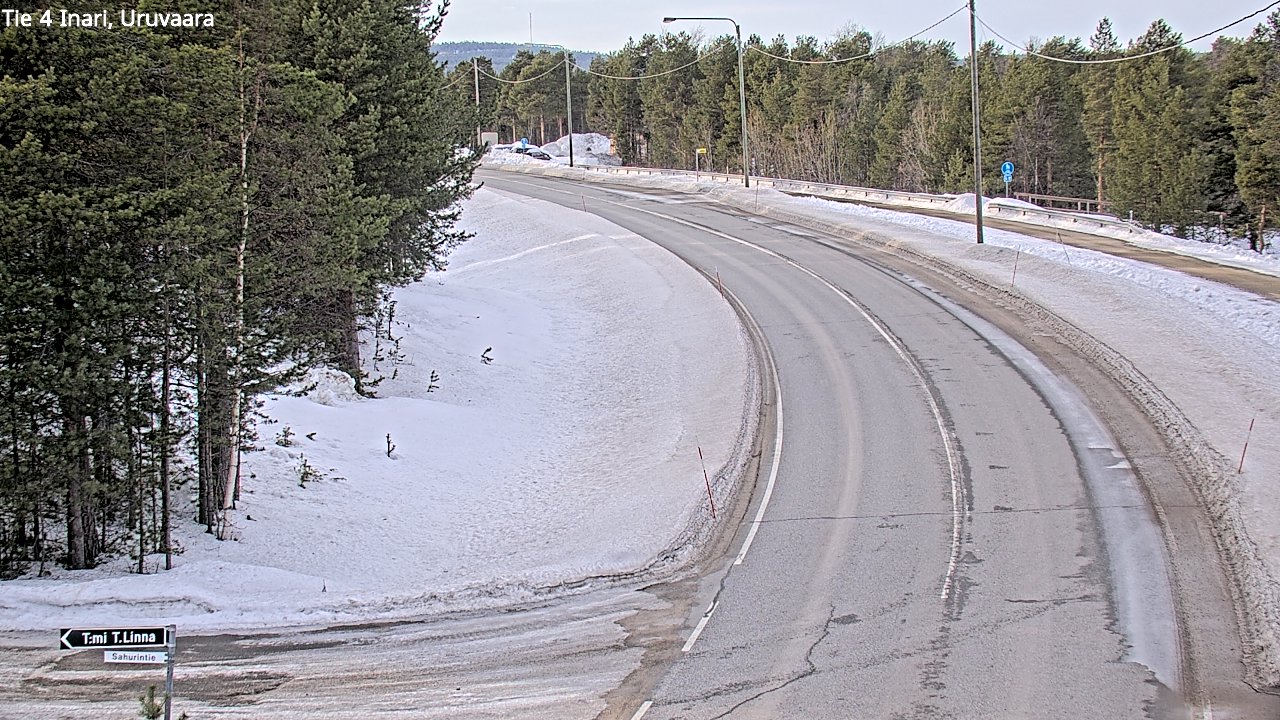 Kelikamerat Kuva Tie 4 Inari, Uruvaara, Inari, Lappi