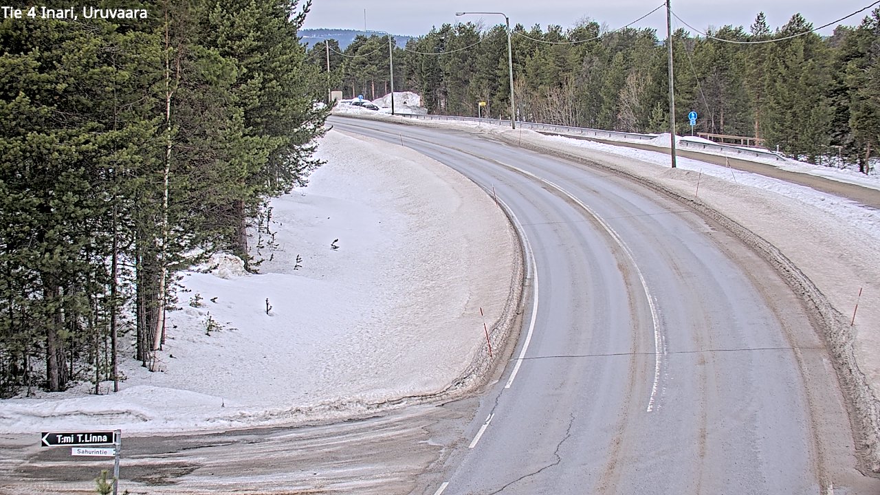 Weather Camera Image Road 4 Inari, Uruvaara, Inari, Lappi