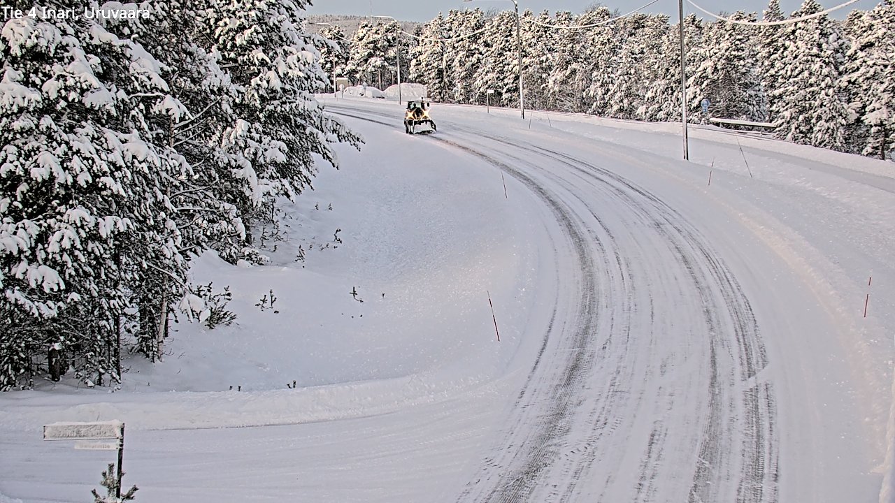 Weather Camera Image Road 4 Inari, Uruvaara, Inari, Lappi