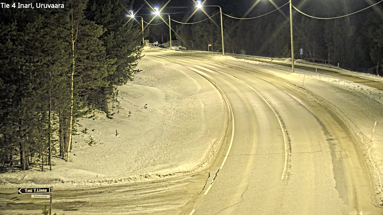 Kelikamerat Kuva Tie 4 Inari, Uruvaara, Inari, Lappi