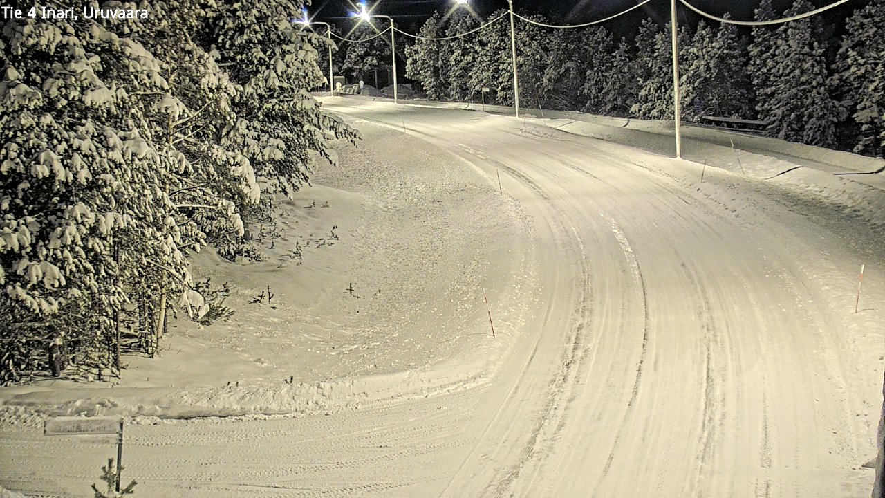 Weather Camera Image Road 4 Inari, Uruvaara, Inari, Lappi