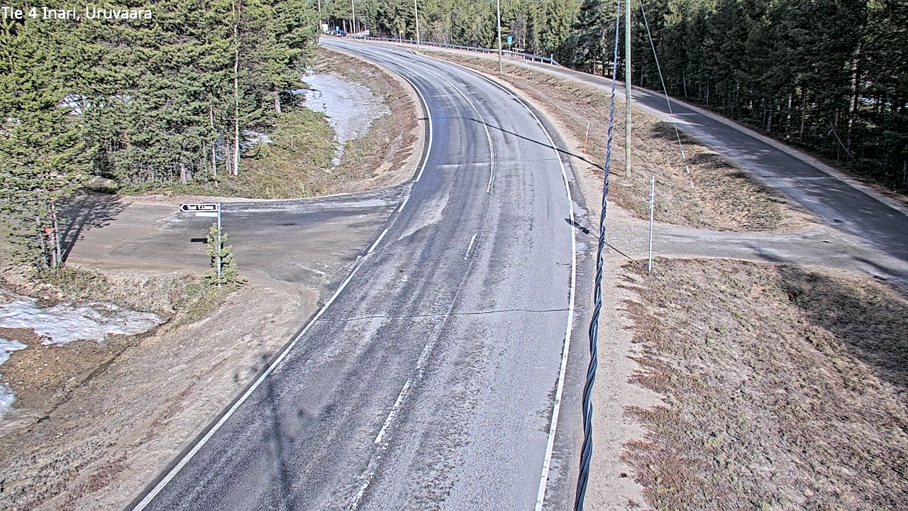 Weather Camera Image Road 4 Inari, Uruvaara, Inari, Lappi