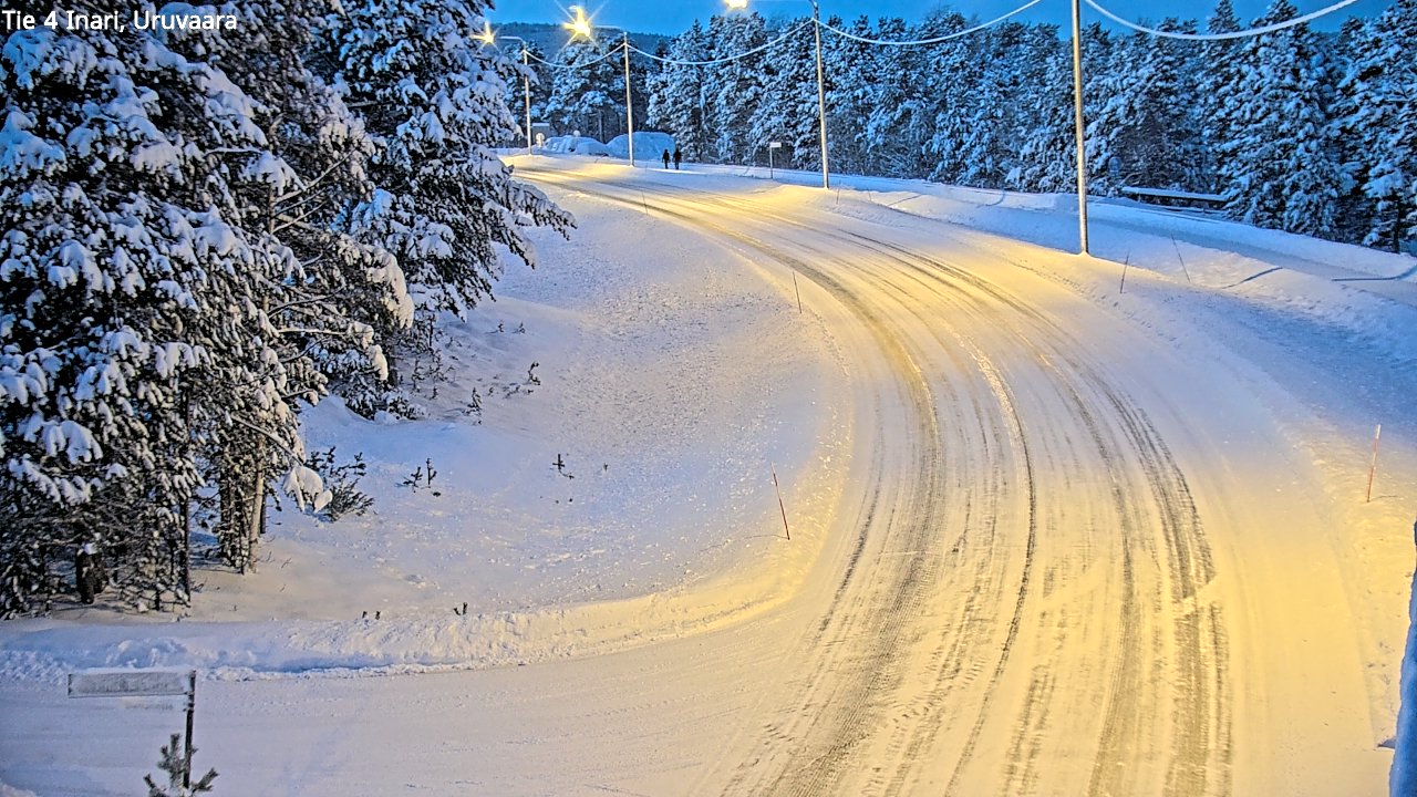Weather Camera Image Road 4 Inari, Uruvaara, Inari, Lappi