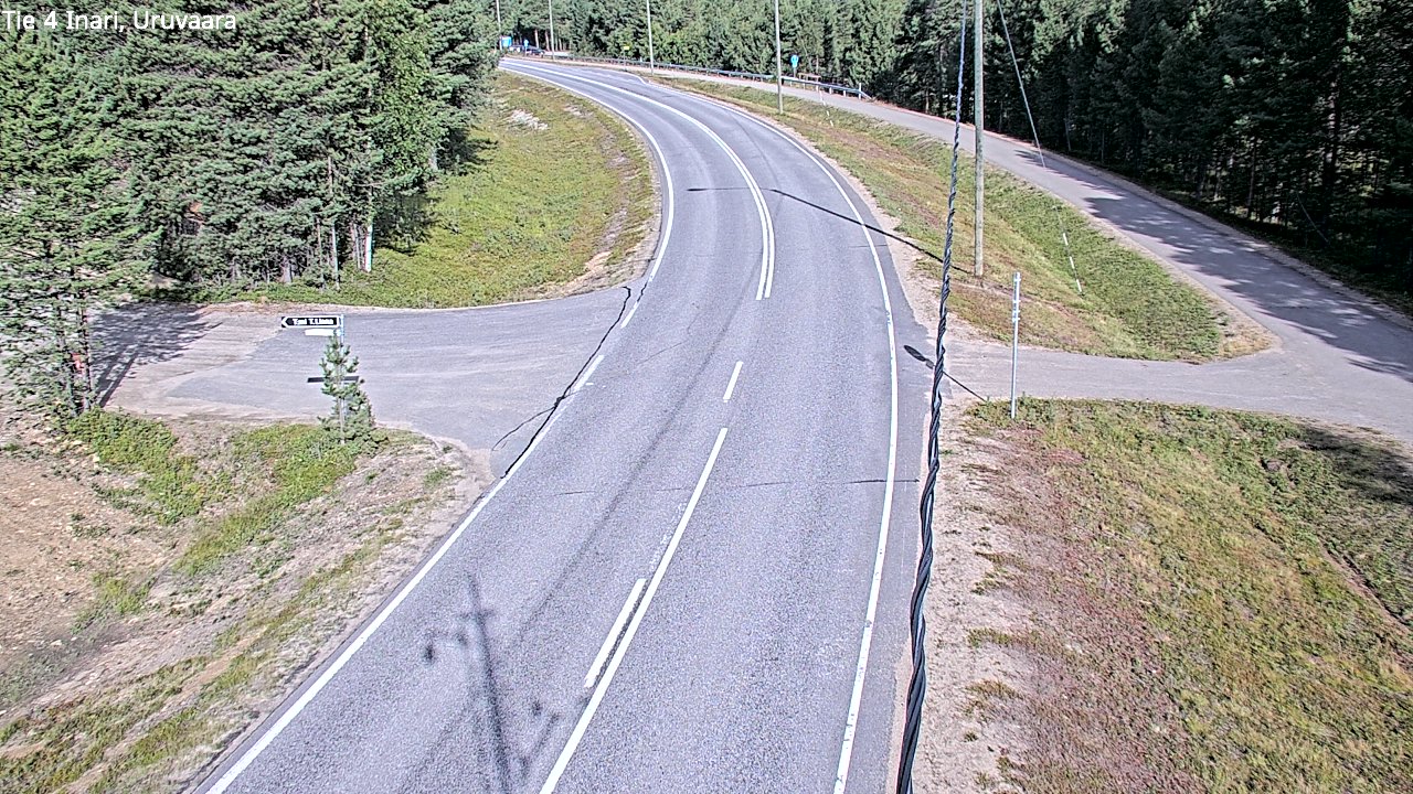 Weather Camera Image Road 4 Inari, Uruvaara, Inari, Lappi