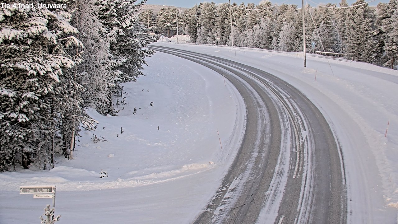 Kelikamerat Kuva Tie 4 Inari, Uruvaara, Inari, Lappi