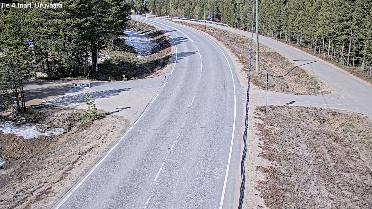 Weather Camera Image Road 4 Inari, Uruvaara, Inari, Lappi