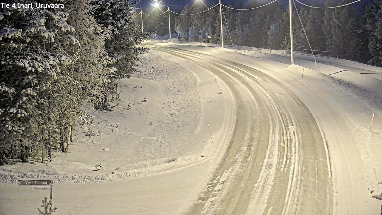 Kelikamerat Kuva Tie 4 Inari, Uruvaara, Inari, Lappi