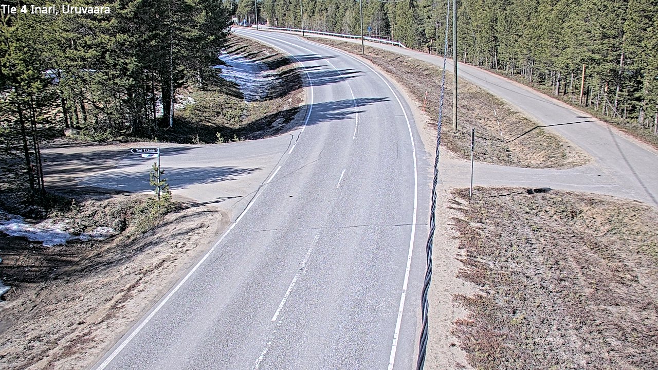 Weather Camera Image Road 4 Inari, Uruvaara, Inari, Lappi
