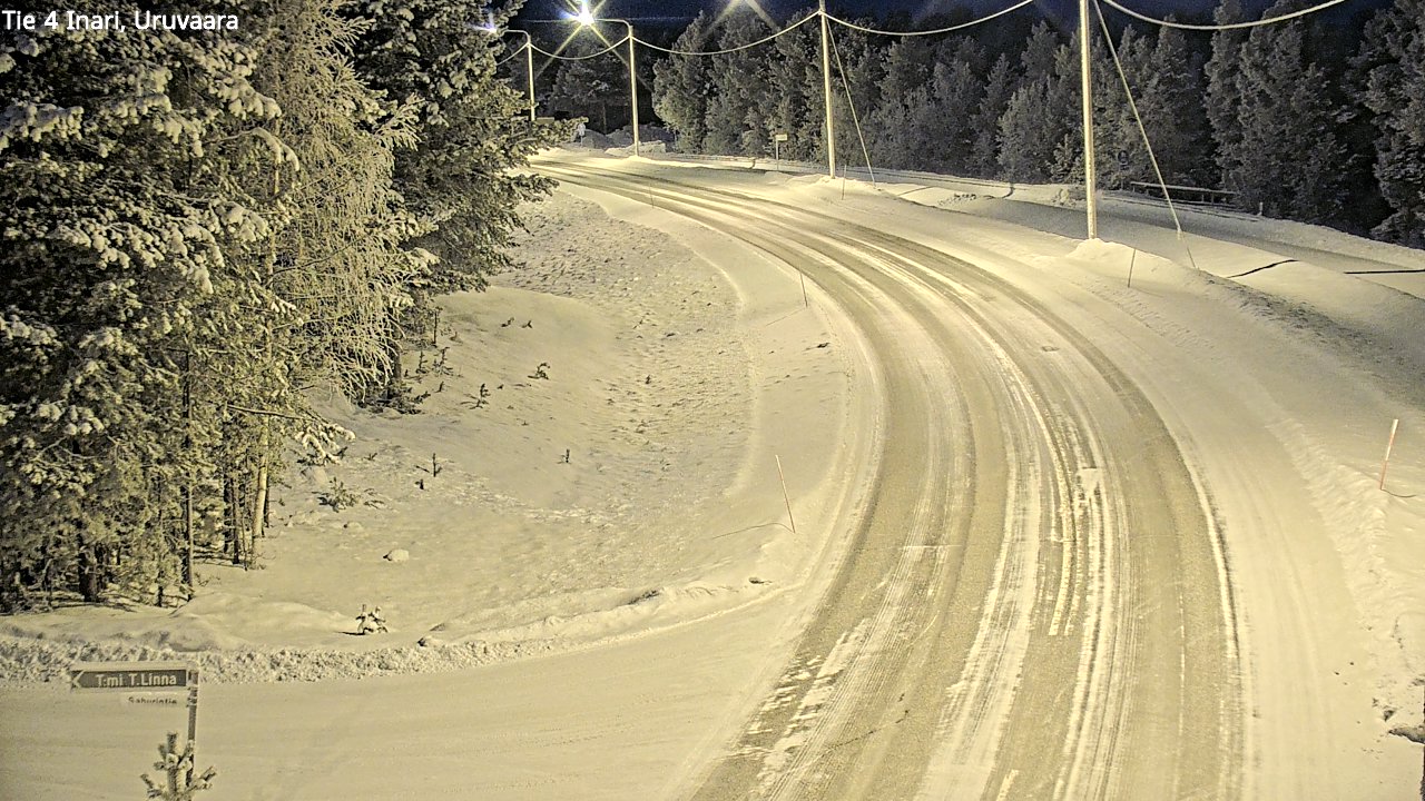 Kelikamerat Kuva Tie 4 Inari, Uruvaara, Inari, Lappi
