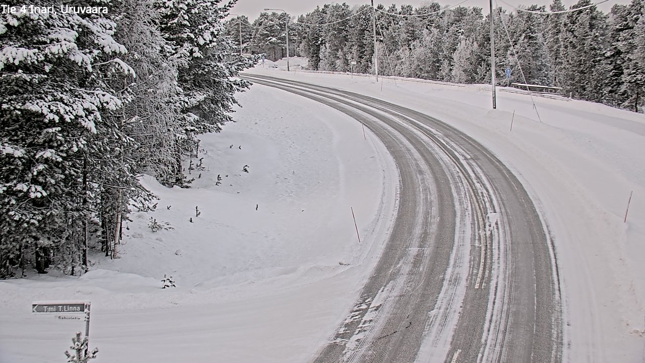 Kelikamerat Kuva Tie 4 Inari, Uruvaara, Inari, Lappi