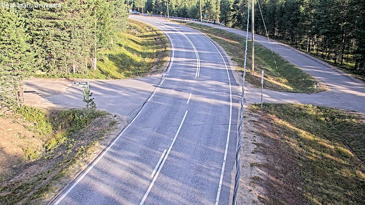 Weather Camera Image Road 4 Inari, Uruvaara, Inari, Lappi