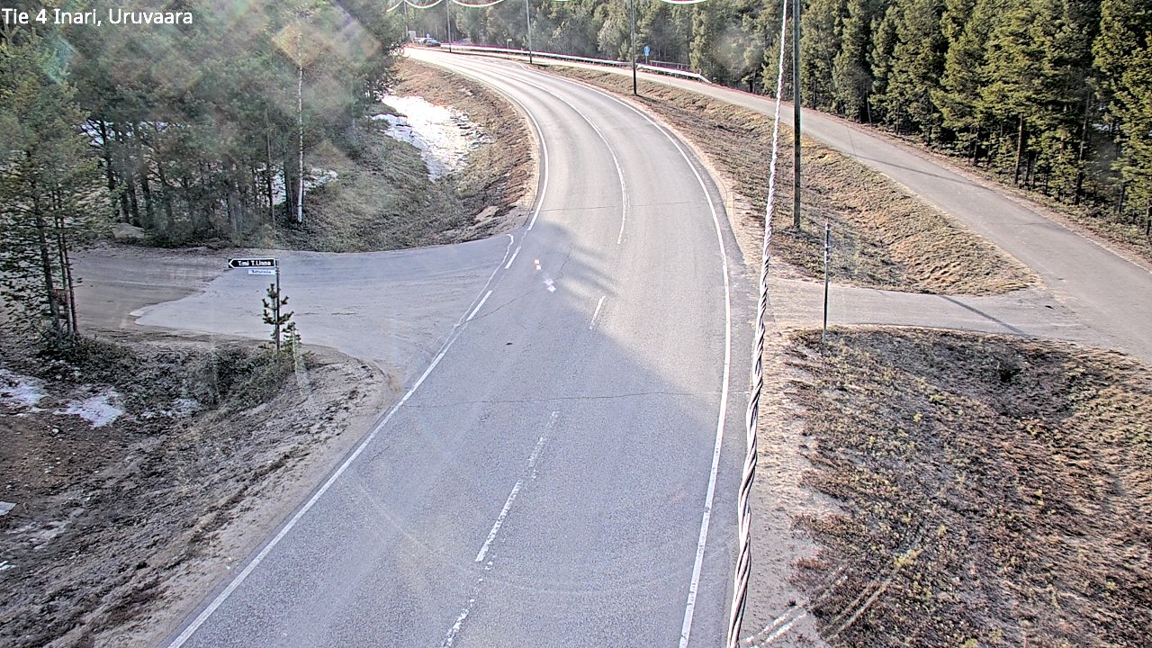 Weather Camera Image Road 4 Inari, Uruvaara, Inari, Lappi