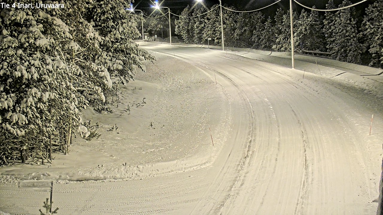 Weather Camera Image Road 4 Inari, Uruvaara, Inari, Lappi