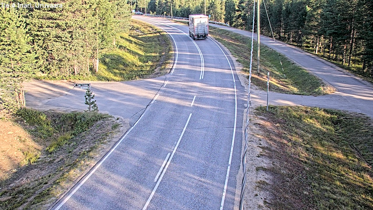 Weather Camera Image Road 4 Inari, Uruvaara, Inari, Lappi