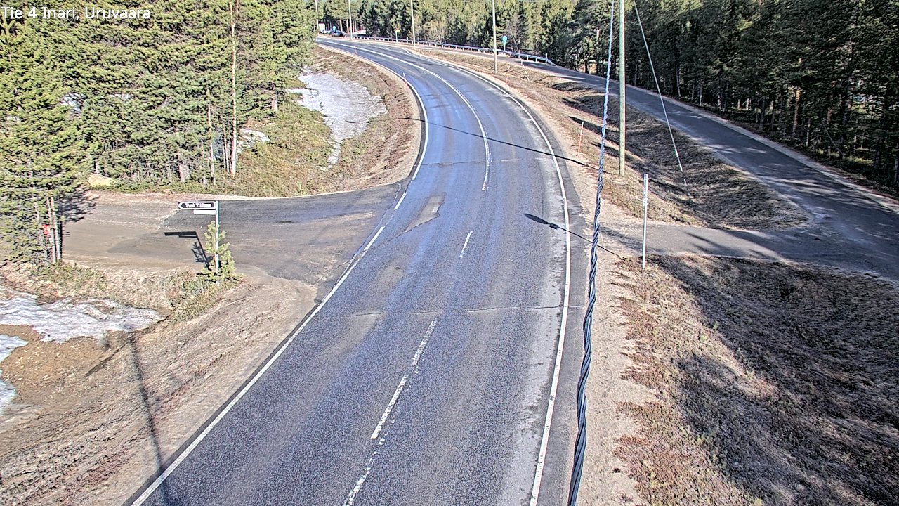 Weather Camera Image Road 4 Inari, Uruvaara, Inari, Lappi