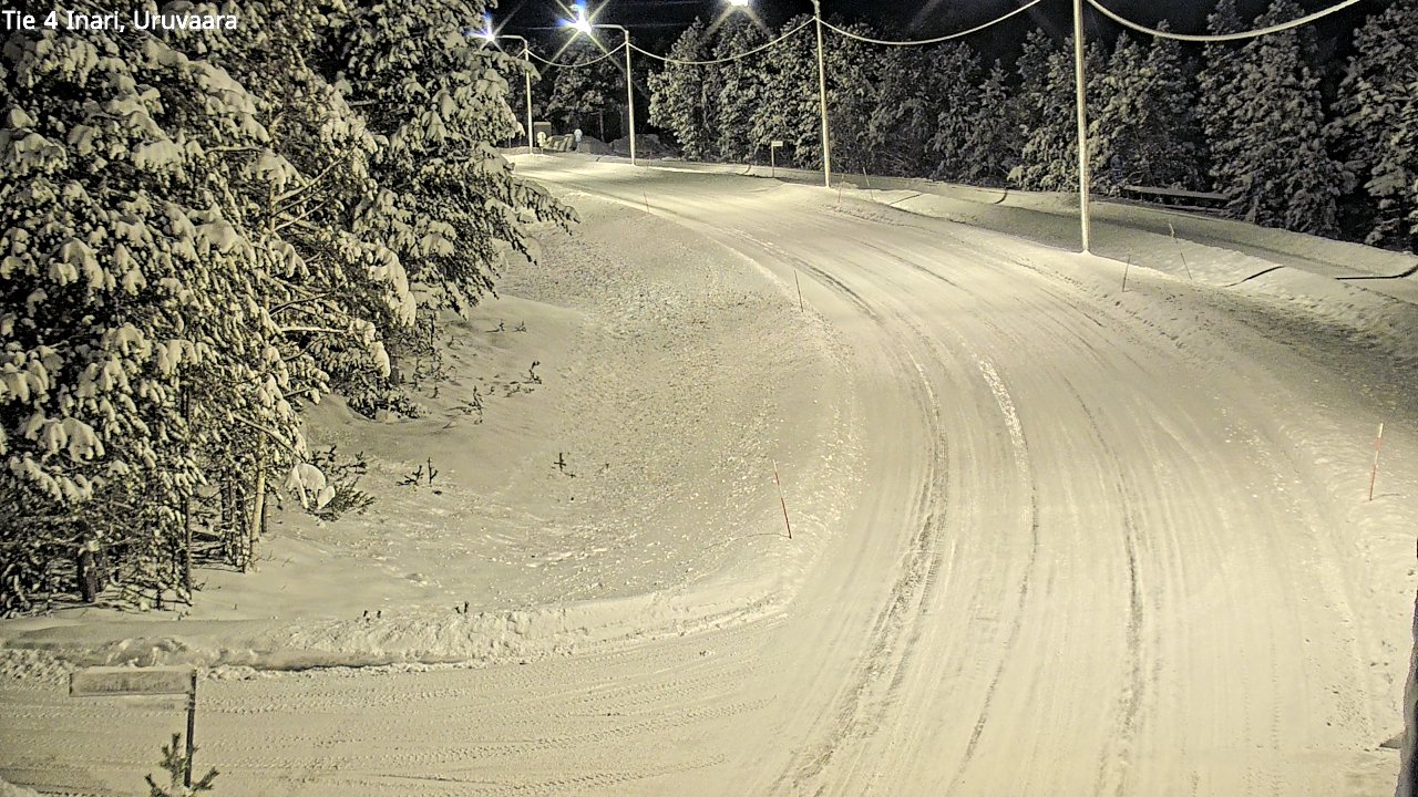 Weather Camera Image Road 4 Inari, Uruvaara, Inari, Lappi
