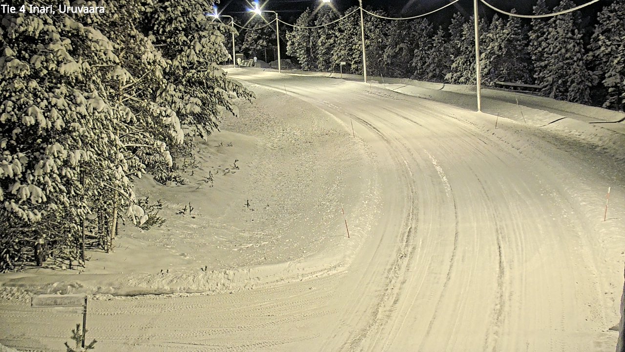 Weather Camera Image Road 4 Inari, Uruvaara, Inari, Lappi
