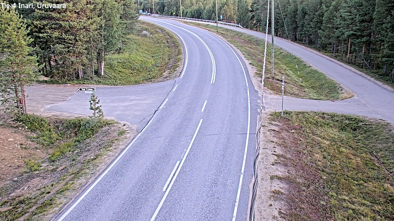 Weather Camera Image Väg 4 Enare, Uruvaara, Inari, Lappi