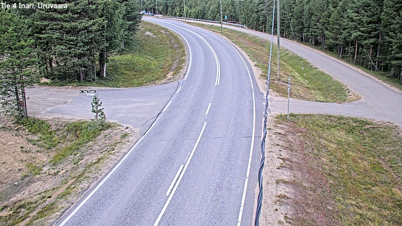 Weather Camera Image Road 4 Inari, Uruvaara, Inari, Lappi