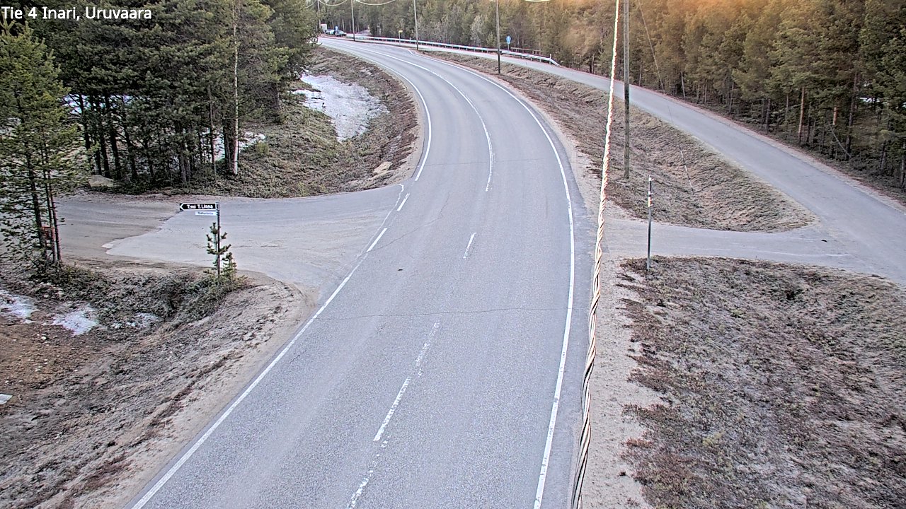 Weather Camera Image Road 4 Inari, Uruvaara, Inari, Lappi