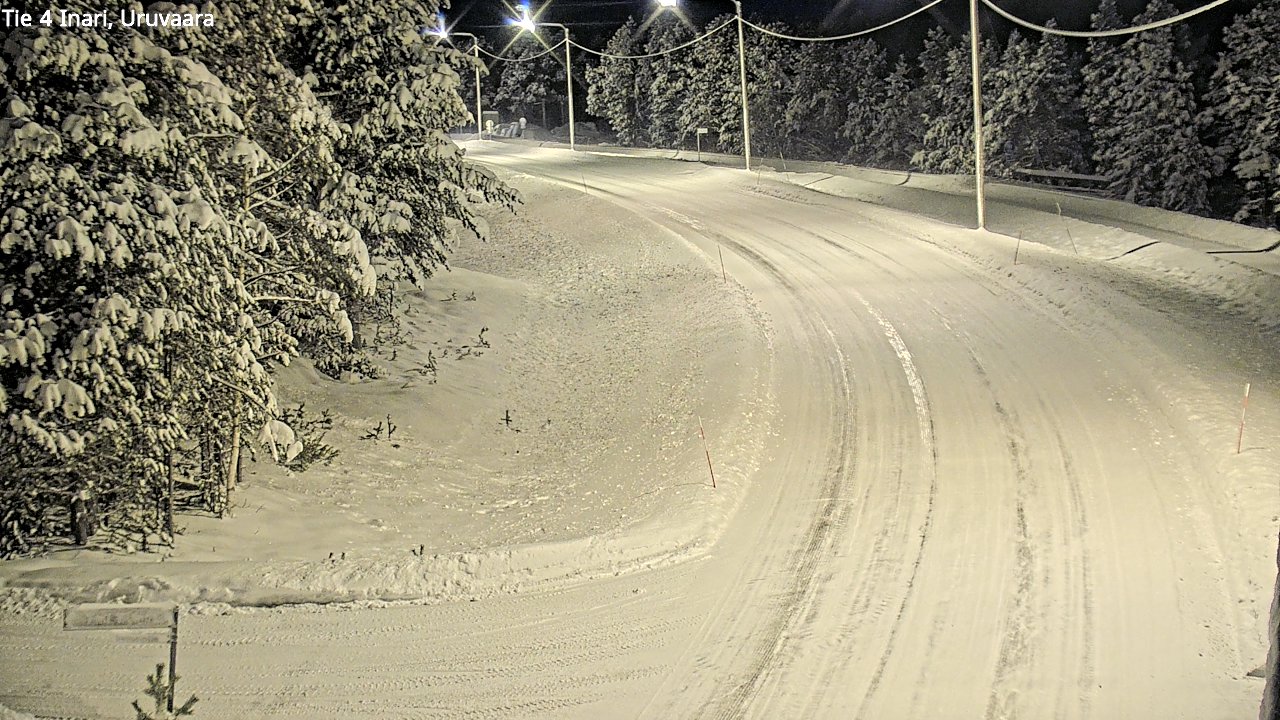 Weather Camera Image Road 4 Inari, Uruvaara, Inari, Lappi