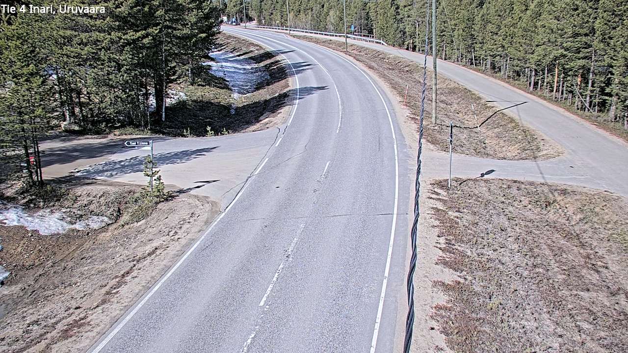 Weather Camera Image Road 4 Inari, Uruvaara, Inari, Lappi