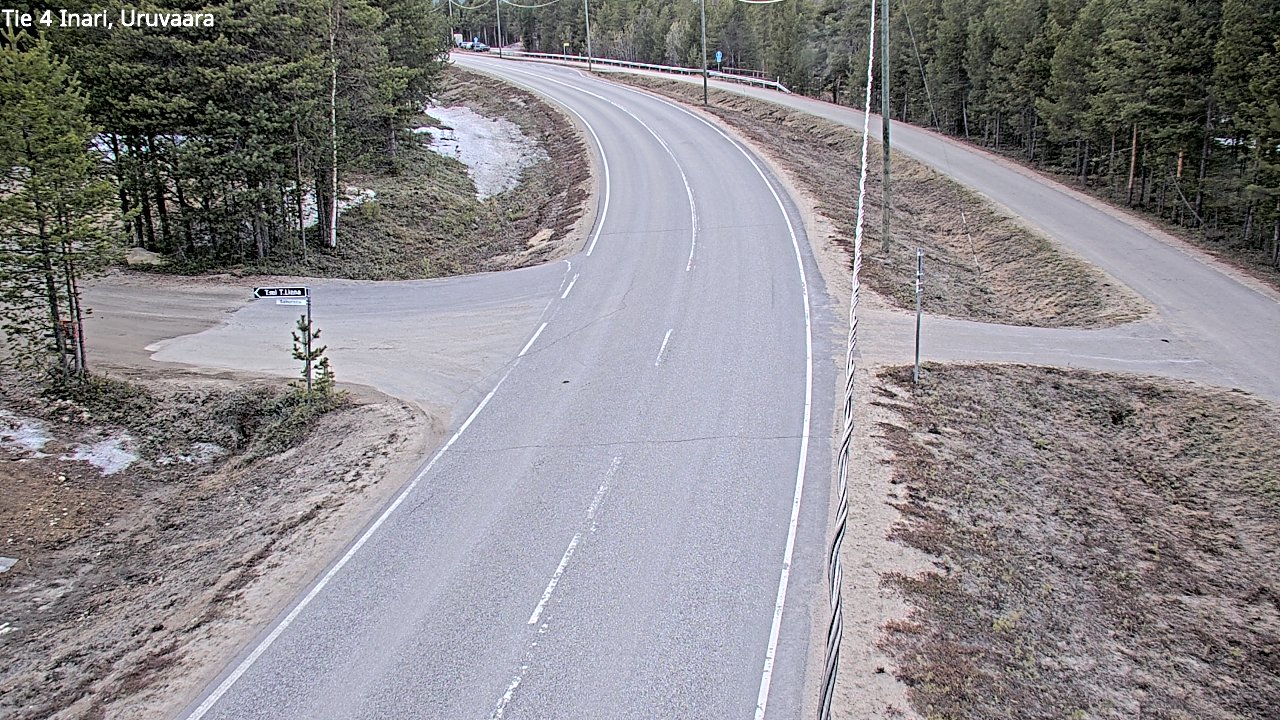 Weather Camera Image Road 4 Inari, Uruvaara, Inari, Lappi