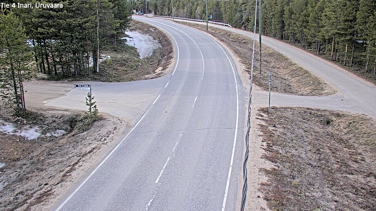Weather Camera Image Road 4 Inari, Uruvaara, Inari, Lappi