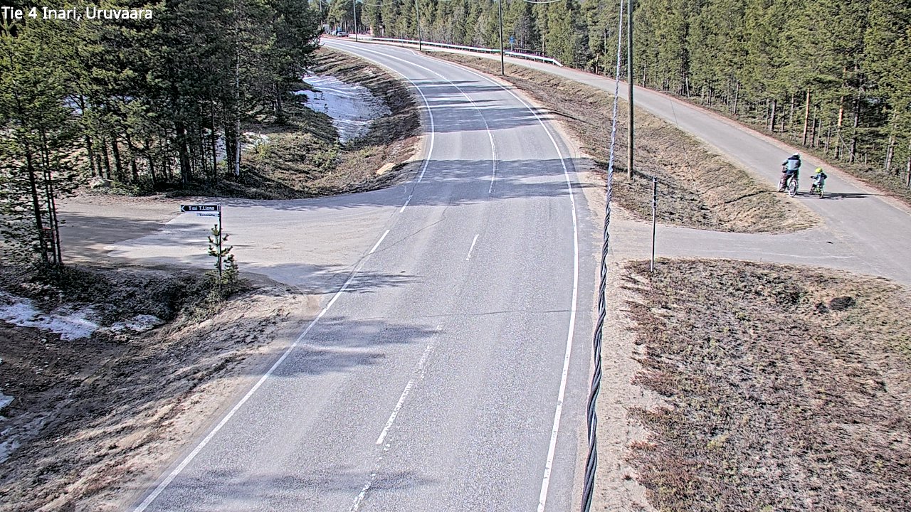 Weather Camera Image Road 4 Inari, Uruvaara, Inari, Lappi