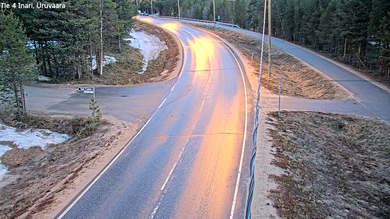 Weather Camera Image Road 4 Inari, Uruvaara, Inari, Lappi