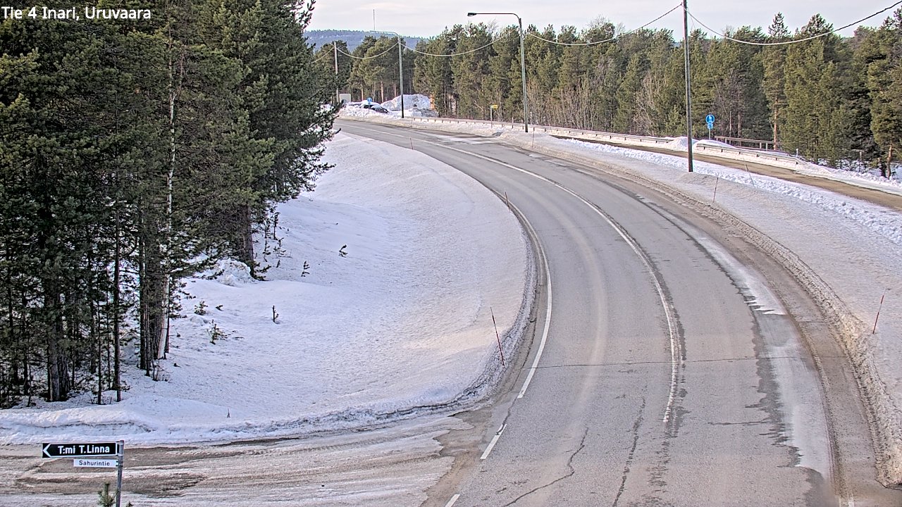 Kelikamerat Kuva Tie 4 Inari, Uruvaara, Inari, Lappi