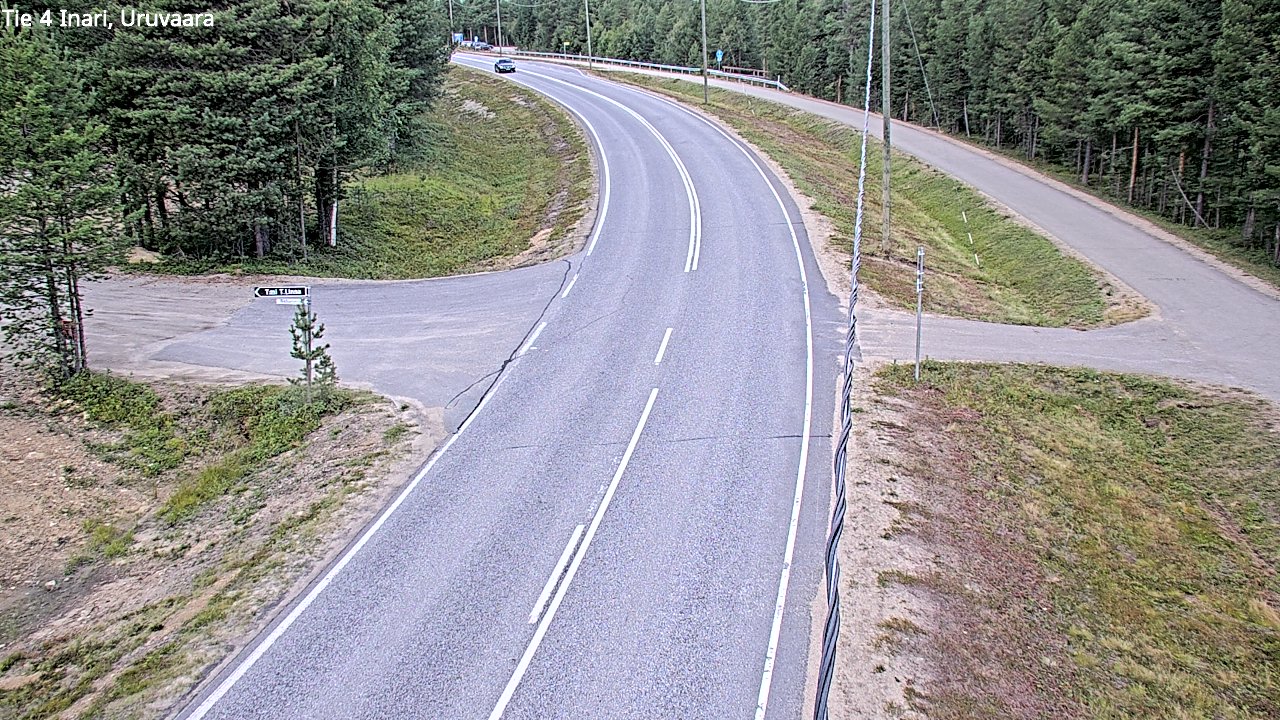 Weather Camera Image Road 4 Inari, Uruvaara, Inari, Lappi