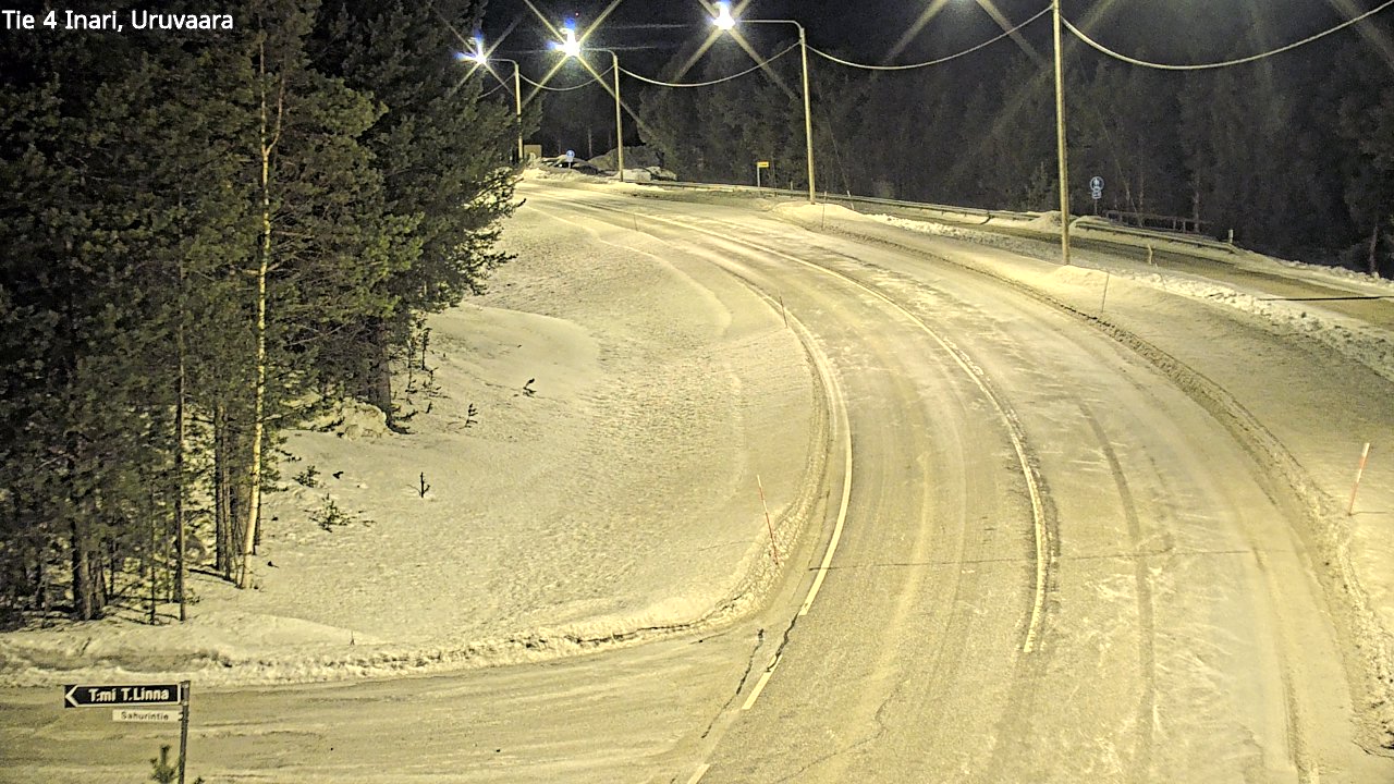 Kelikamerat Kuva Tie 4 Inari, Uruvaara, Inari, Lappi