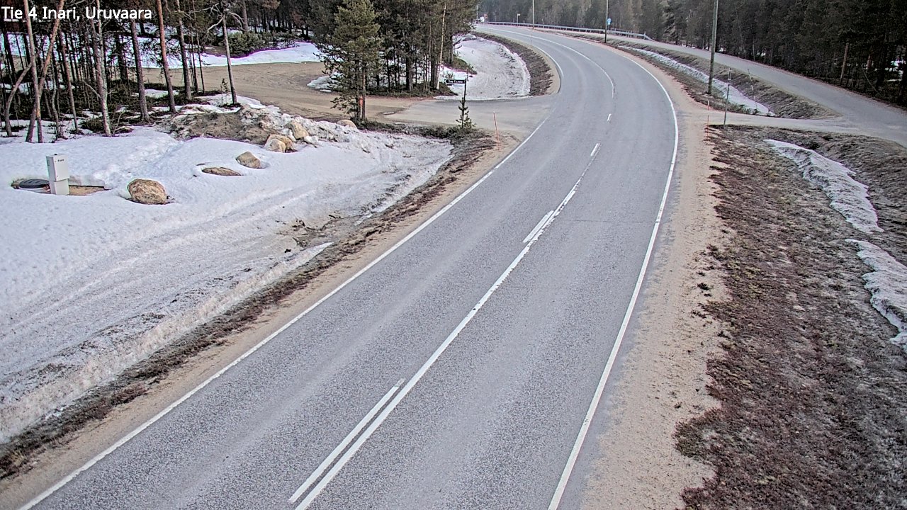 Weather Camera Image Road 4 Inari, Uruvaara, Inari, Lappi