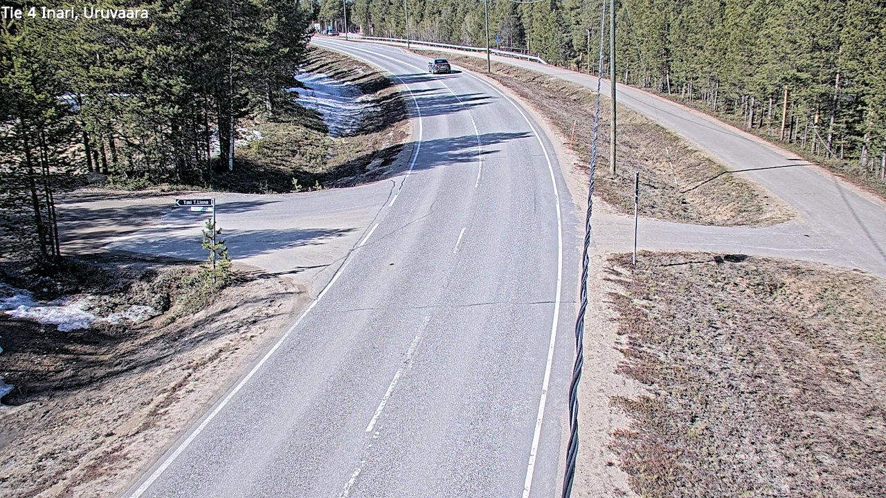 Weather Camera Image Road 4 Inari, Uruvaara, Inari, Lappi