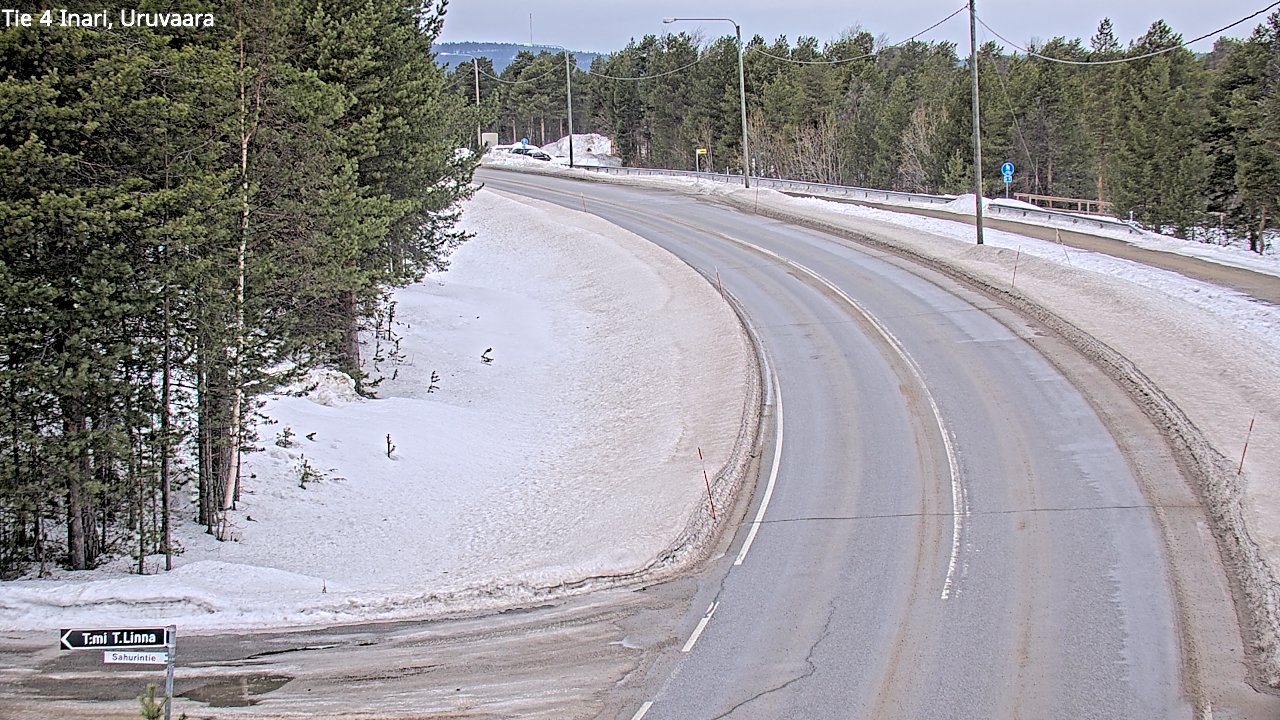 Weather Camera Image Road 4 Inari, Uruvaara, Inari, Lappi