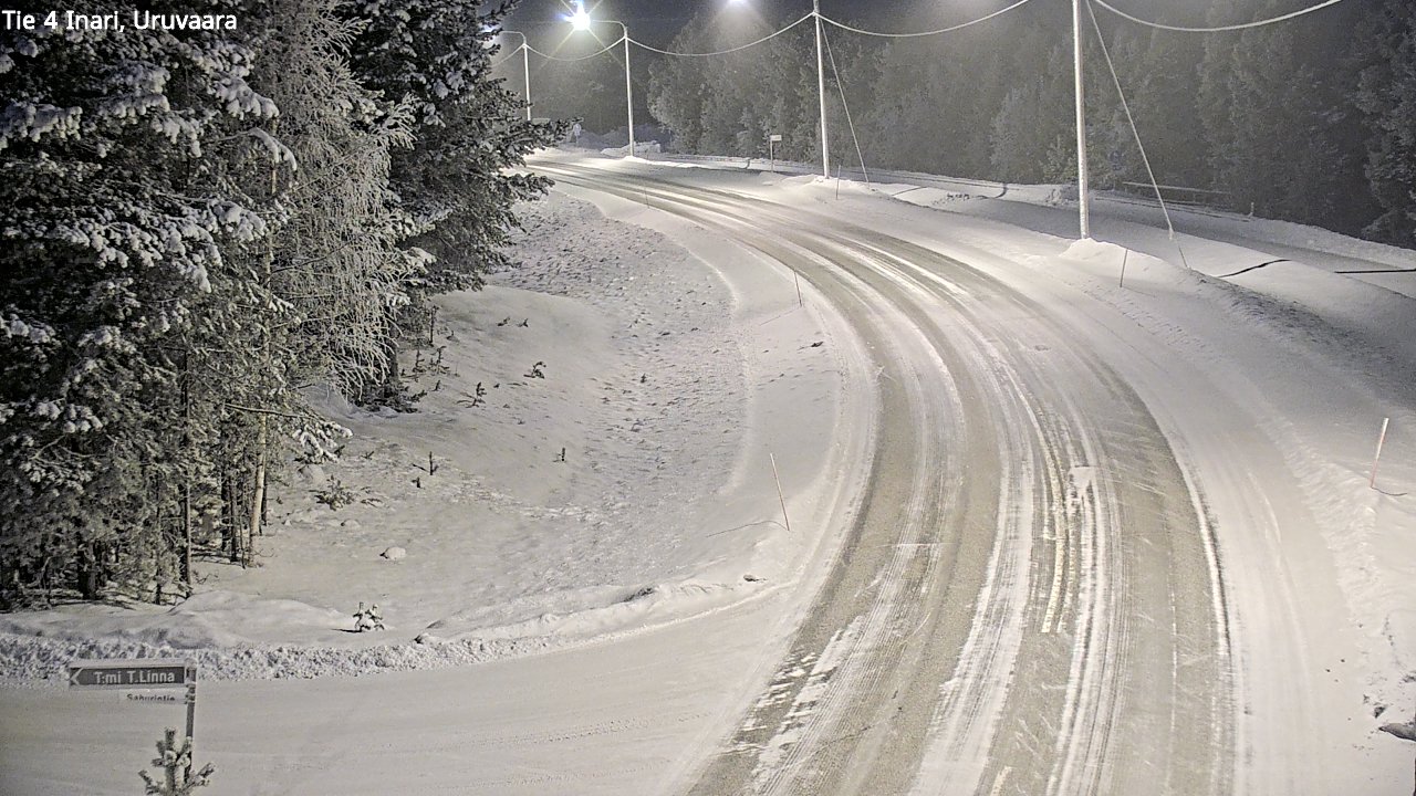 Kelikamerat Kuva Tie 4 Inari, Uruvaara, Inari, Lappi